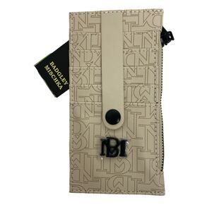 Badgley Mischka Multi Card Holder with Tab and Zippered Compartment NEW